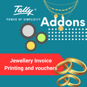 Customized jewellery invoice and voucher templates displayed on a computer screen, featuring detailed item descriptions, weight, purity, pricing, and unique security elements for enhanced accuracy and professionalism