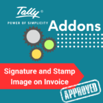 Tally Solutions to Print Tamp and Signature on Printed Invoices .