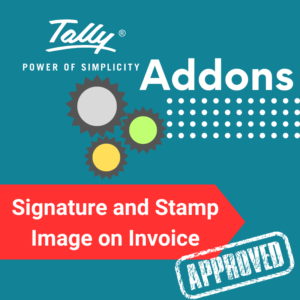 Tally Solutions to Print Tamp and Signature on Printed Invoices .