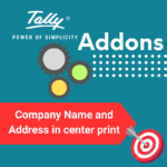 Print Your Company Name and Address in Center